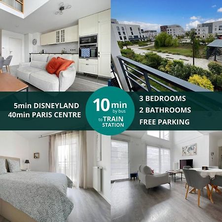 Le Colisee - Appartement Duplex Pour 6 A Disneyland Paris Montévrain Buitenkant foto